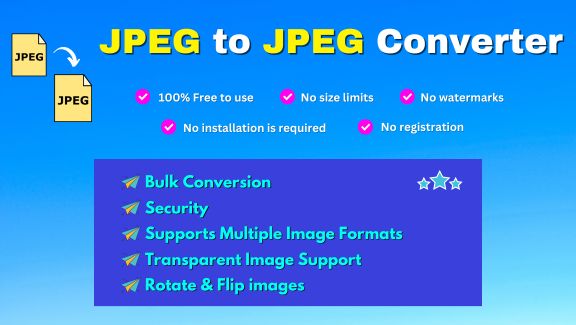 JPEG to JPEG converter